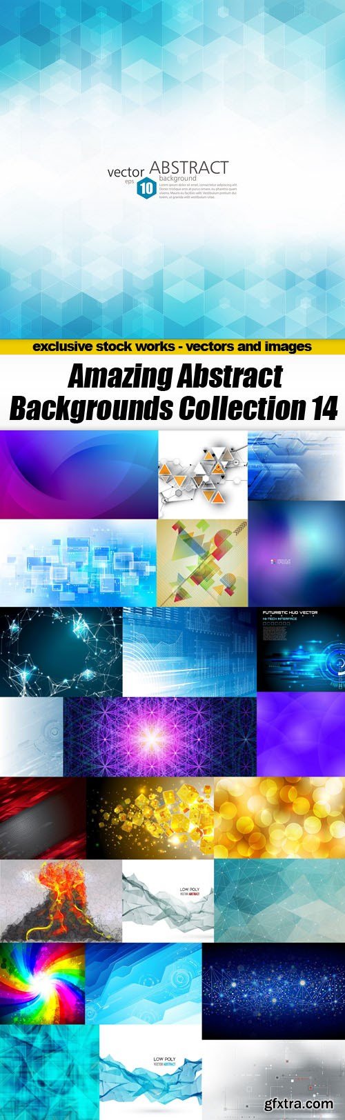 Amazing Abstract Backgrounds Collection 14 - 25xEPS