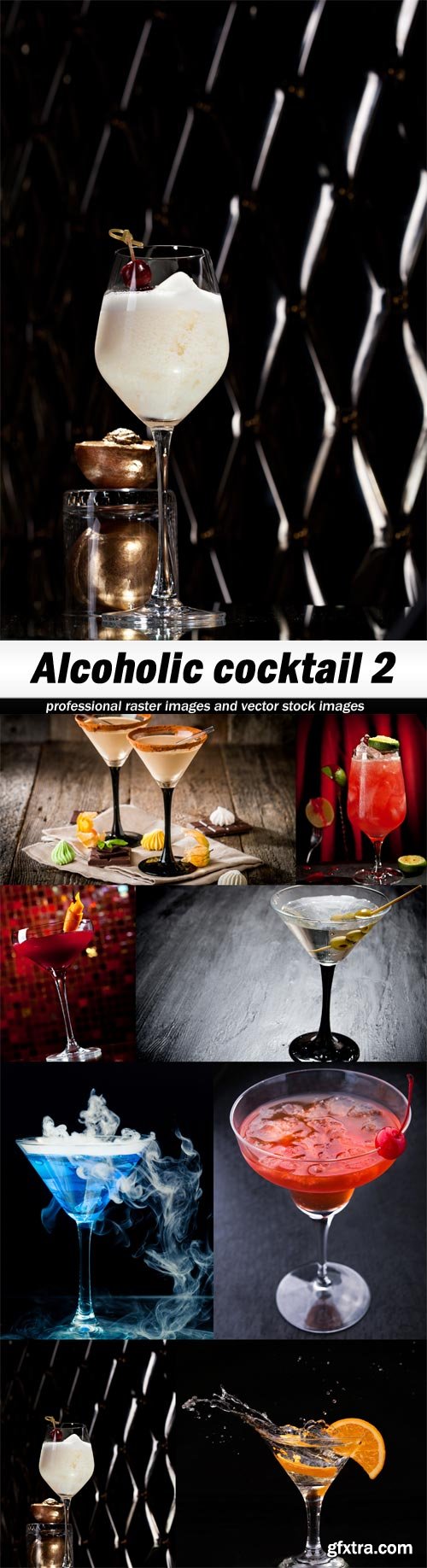 Alcoholic cocktail 2-8xJPEGs