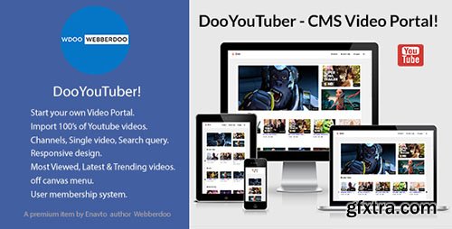 CodeCanyon - DooYouTuber - CMS Video Portal (Update: 2 May 2016) - 15901573