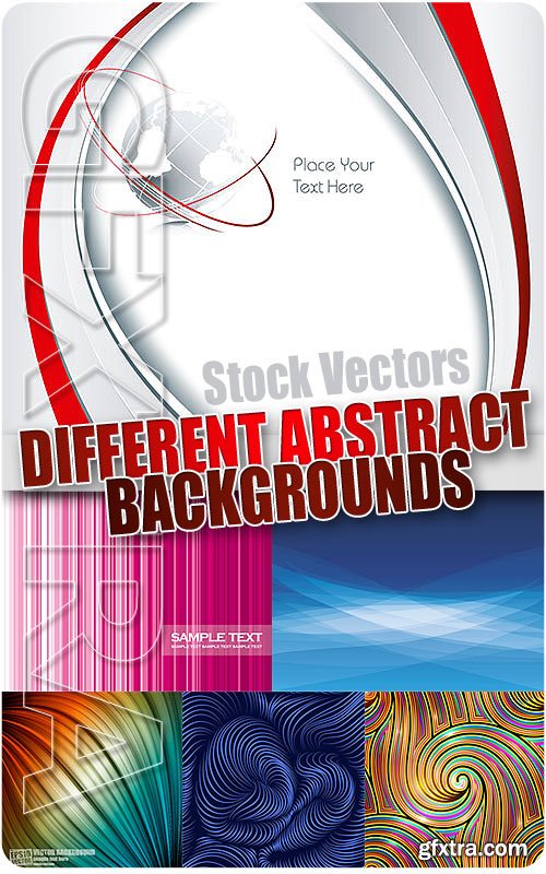Different abstract backgrounds - Stock Vectors