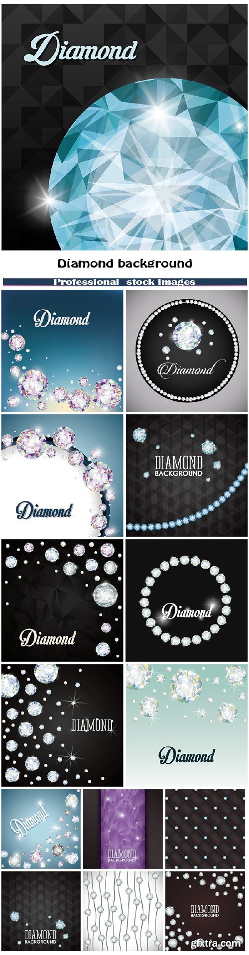 Diamond background