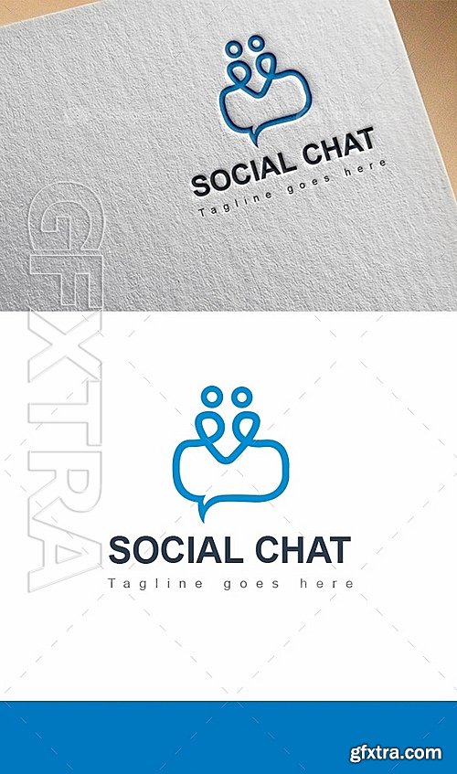 Social Chat Logo 6233