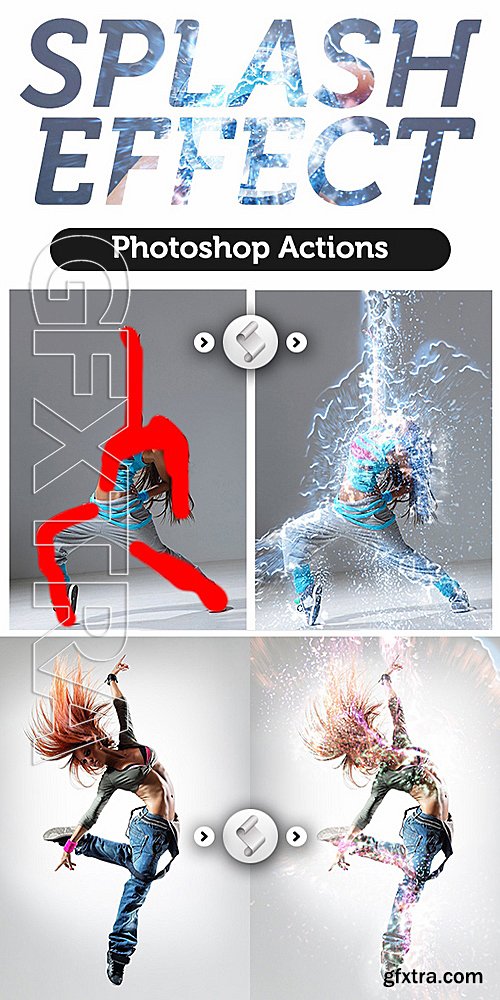 GraphicRiver - Splash Effect Photoshop Action 16045975