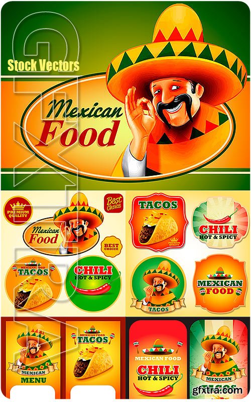 Mexican food - Stock Vectors
