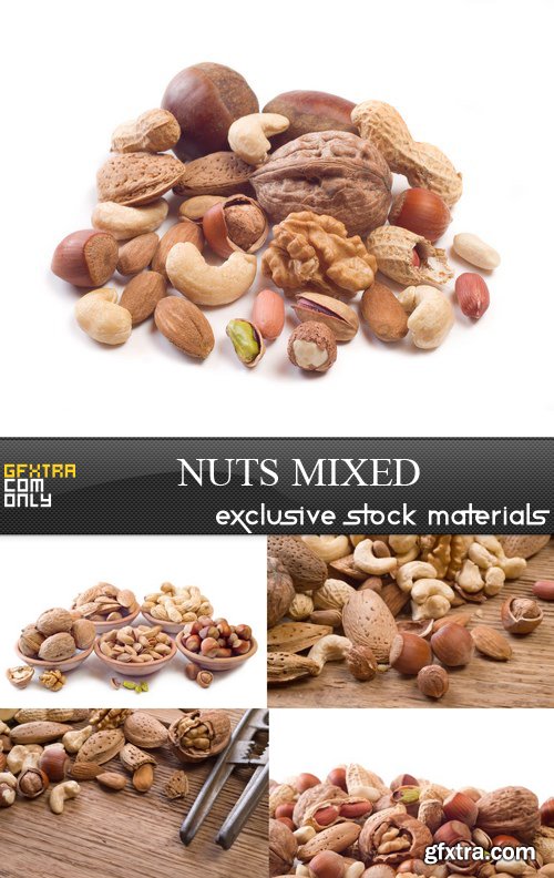 Nuts Mixed - 5 UHQ JPEG