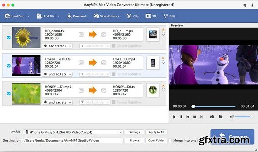 AnyMP4 Mac Video Converter Ultimate 8.0.10 (Mac OS X)