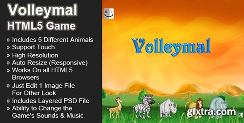 CodeCanyon - Volleymal v1.1 - HTML5 Sport Games - 5042134