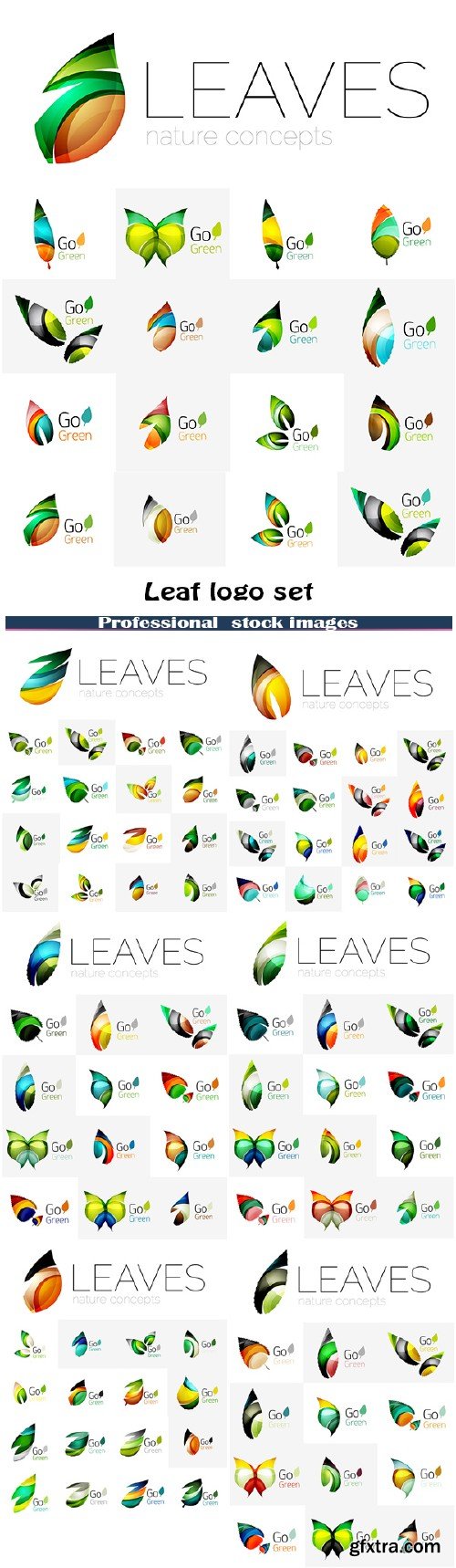 Leaf Logo Set 7xEPS