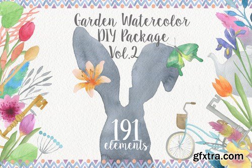 CM - Garden Watercolor DIY 257718