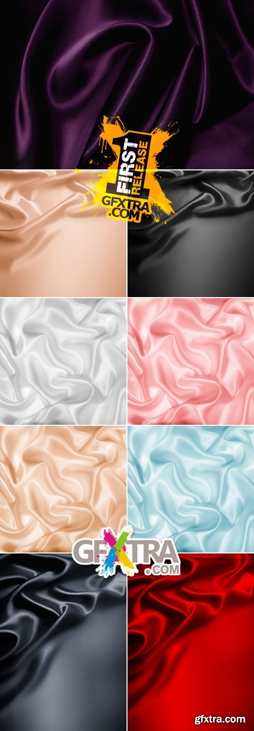 Stock Photo - Color Silk Backgrounds