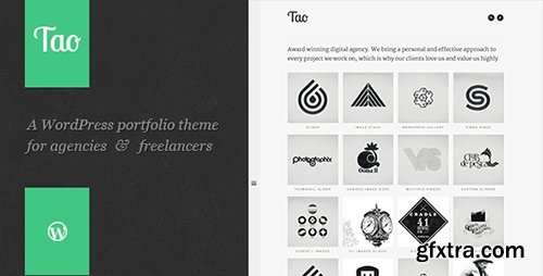 ThemeForest - Tao v1.3.0 - a modern & responsive 3D WordPress portfolio theme with beautiful transitions and animations - 5913809