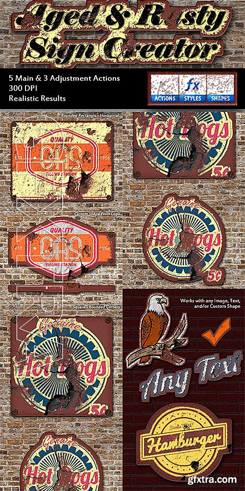 GraphicRiver - Aged & Rusty Sign Creator 16015170