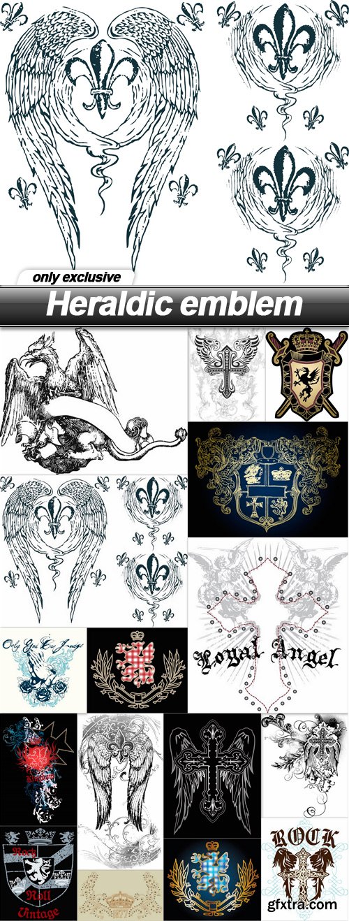 Heraldic emblem - 16 EPS