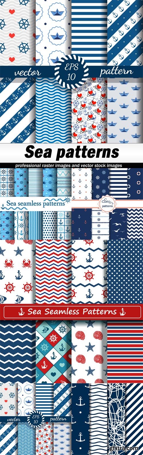 Sea patterns-5xEPS