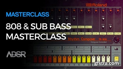 ADSR Sounds 808 and Sub Bass Masterclass TUTORiAL-SYNTHiC4TE