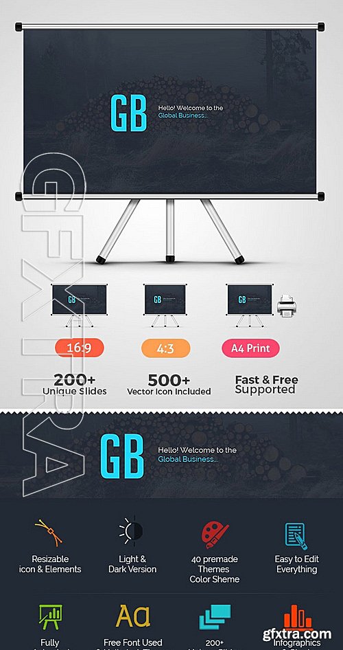 GraphicRiver - Global Business Power Point Presentation 12518004