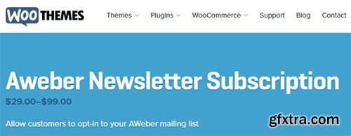 WooThemes - WooCommerce AWeber Newsletter Subscription v1.0.10