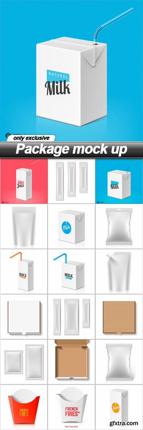 Package mock up - 18 EPS