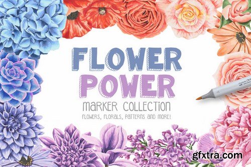 CM - Flower Power Marker Collection 674635