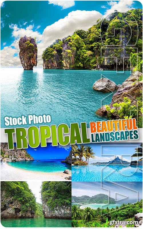 Beautiful landscape tropical - UHQ Stock Photo