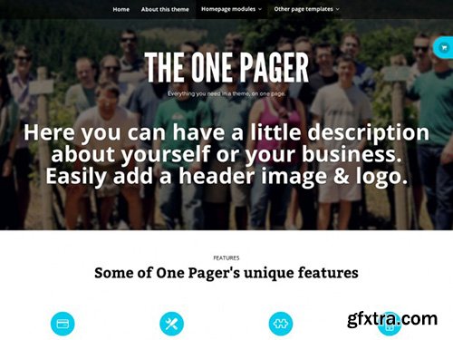 WooThemes - The One Pager v1.2.16 - WordPress Theme