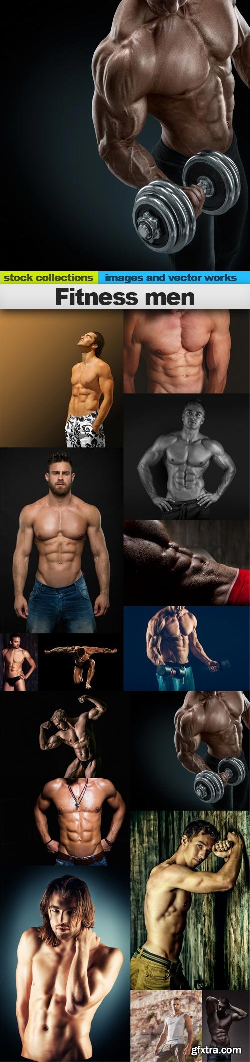 Fitness men, 15 x UHQ JPEG