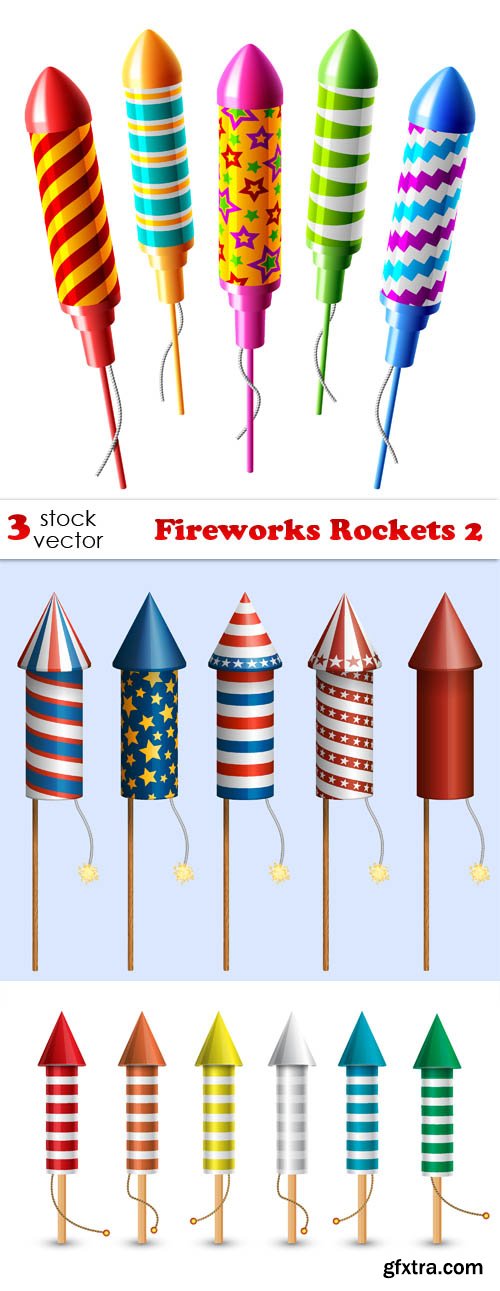 Vectors - Fireworks Rockets 2