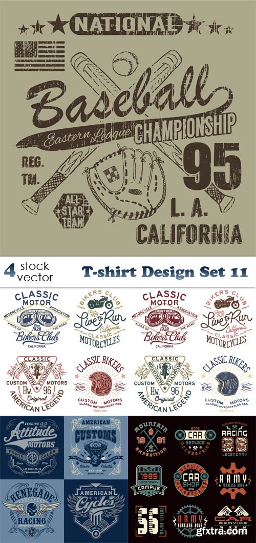 Vectors - T-shirt Design Set 11