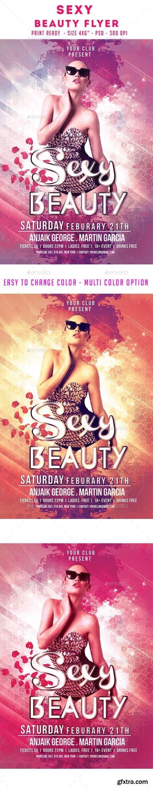 GraphicRiver Sexy Beauty Flyer 10376608