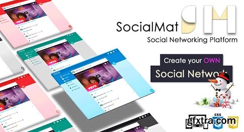 CodeCanyon - Social Networking Platform - SocialMat v1.6.2 - 11734904