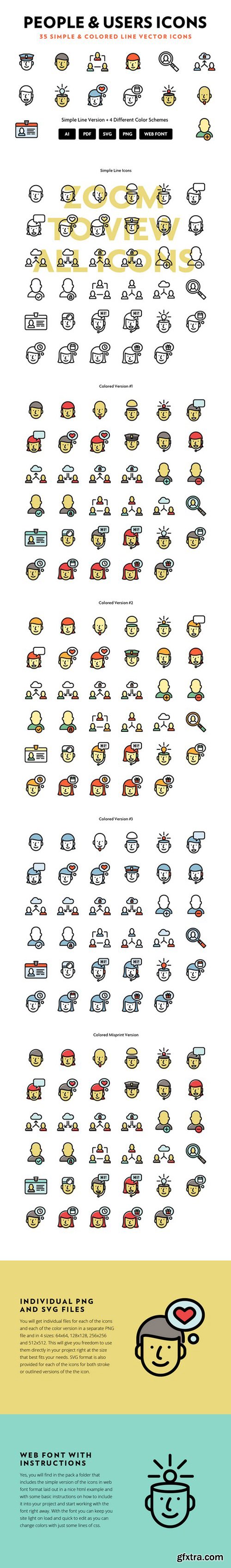CM - People & Users Line Icons 433662