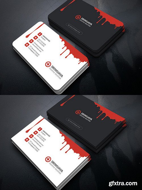 CM - Blood Creative Business Card 655983
