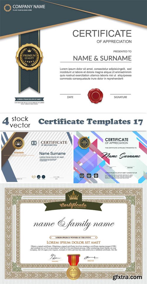 Vectors - Certificate Templates 17