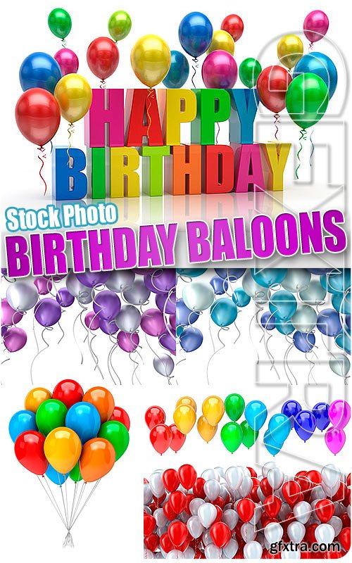 Birthday Baloons - UHQ Stock Photo