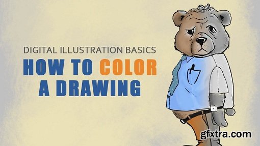 Digital Illustration Basics: How to Color a Drawing in Photoshop