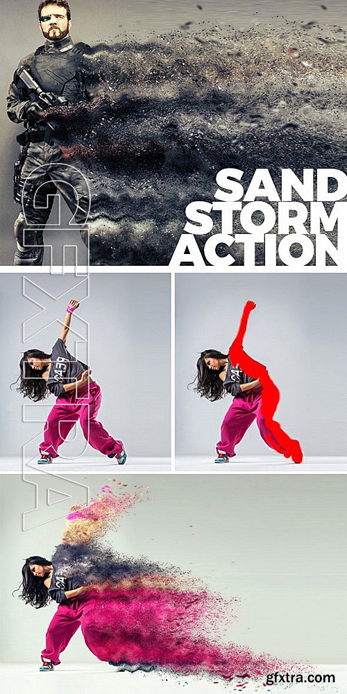 GraphicRiver - SandStorm Photoshop Action 16155098