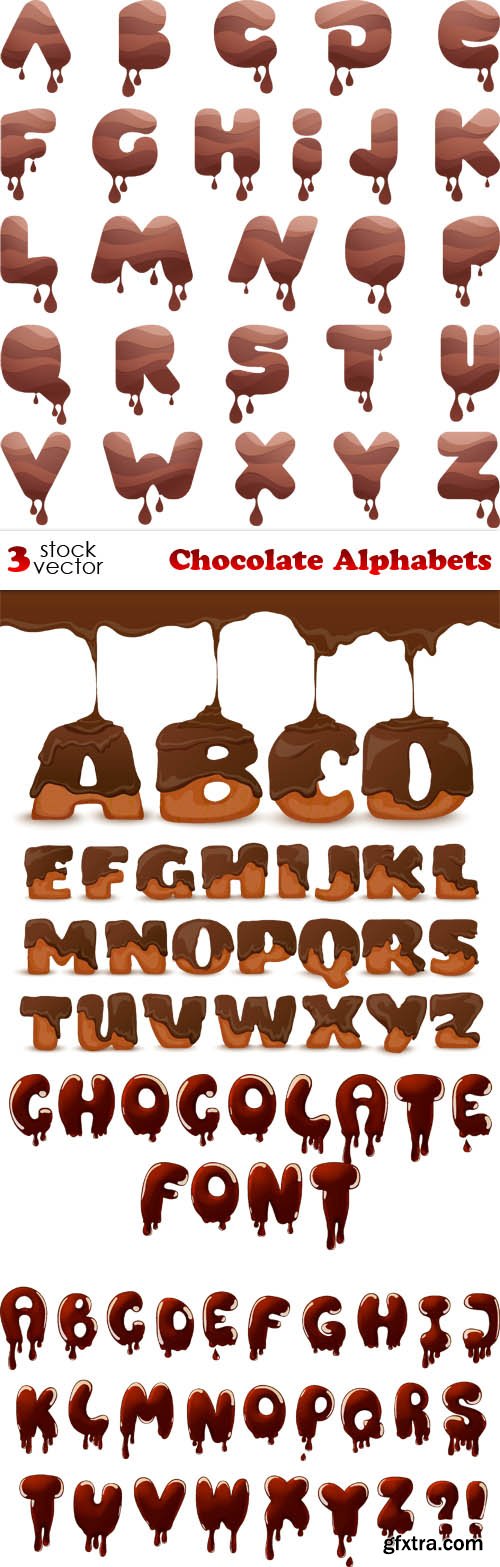 Vectors - Chocolate Alphabets