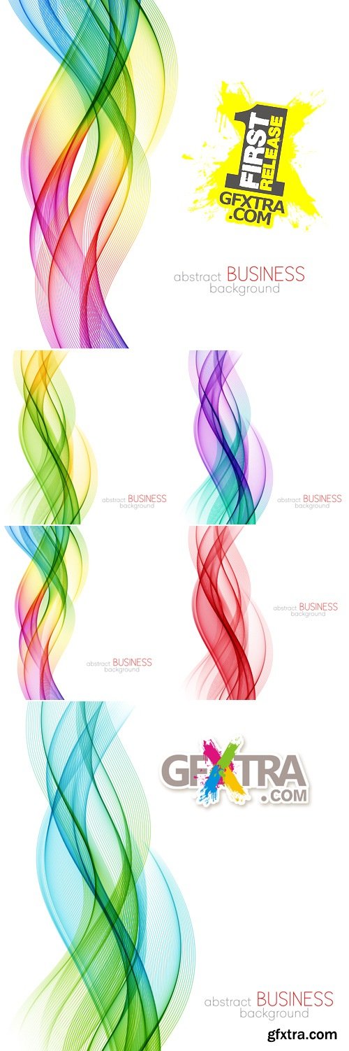 Color Abstract Backgrounds Vector 3