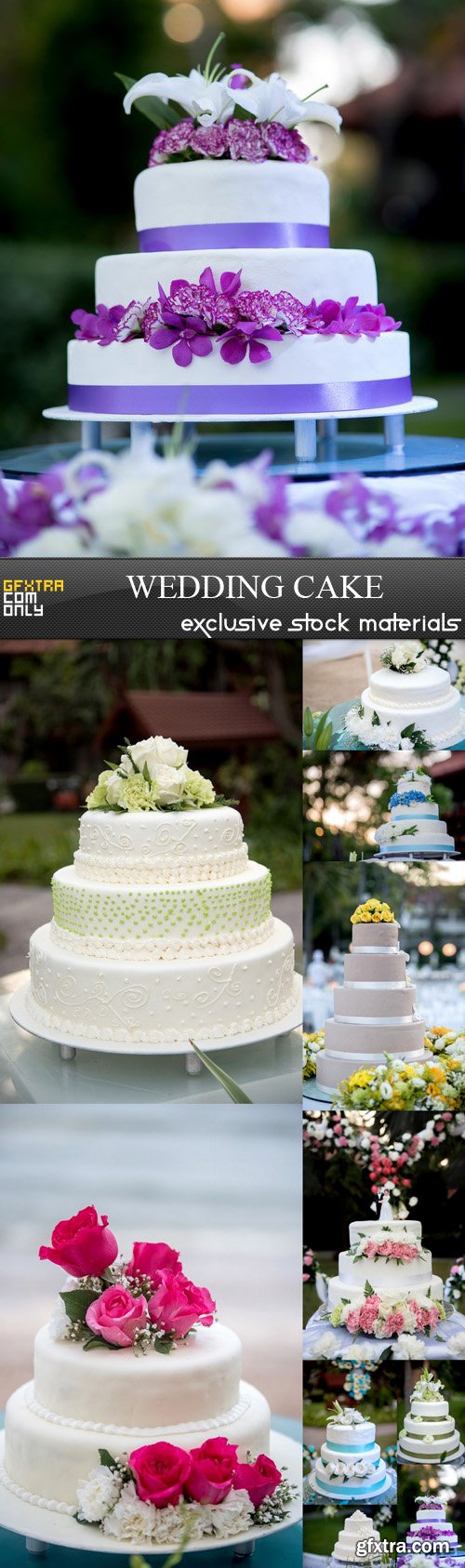 Wedding Cake - 10 UHQ JPEG