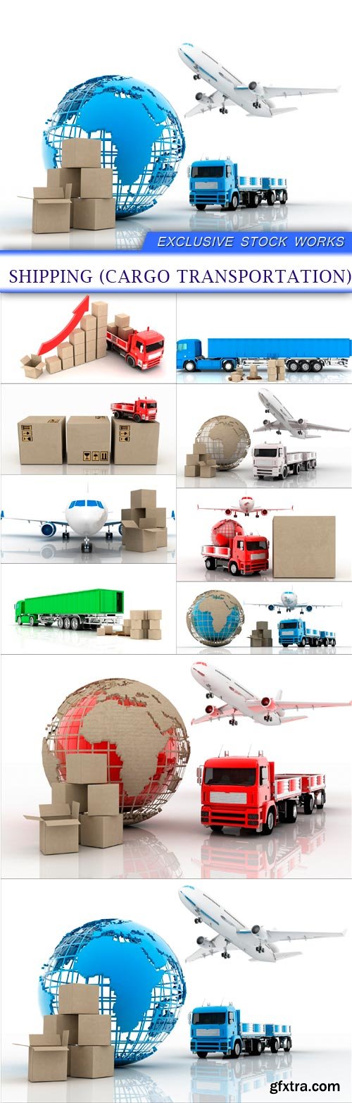 Shipping, Cargo, Transportation 10xJPG