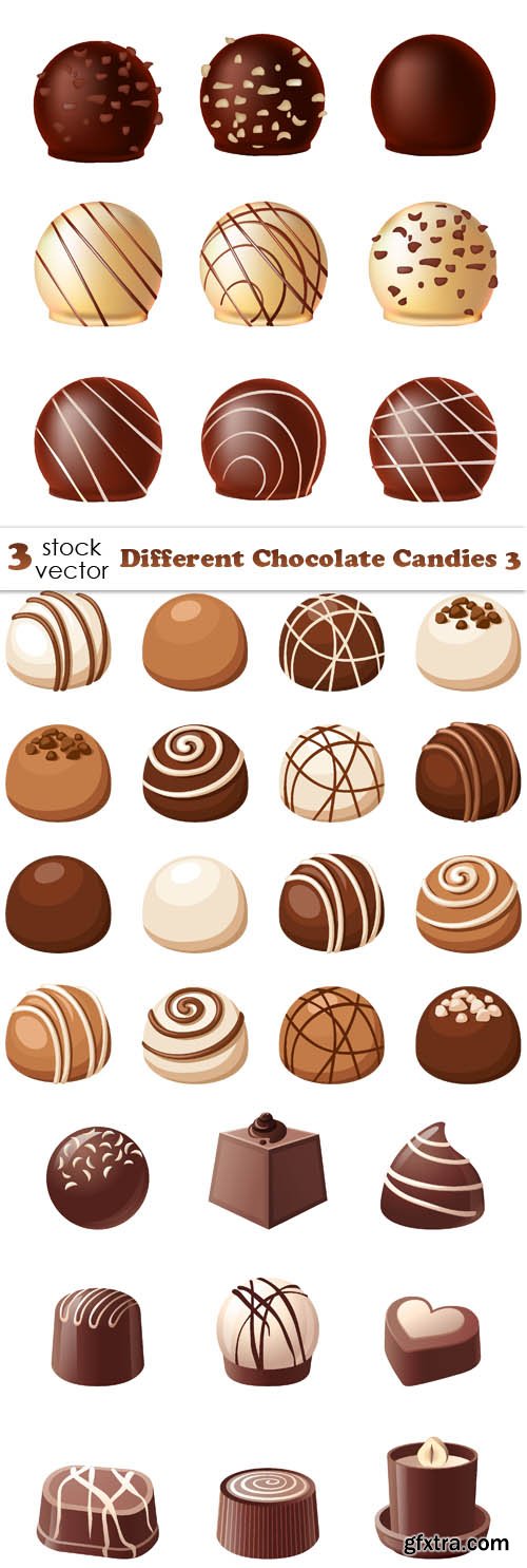 Vectors - Different Chocolate Candies 3