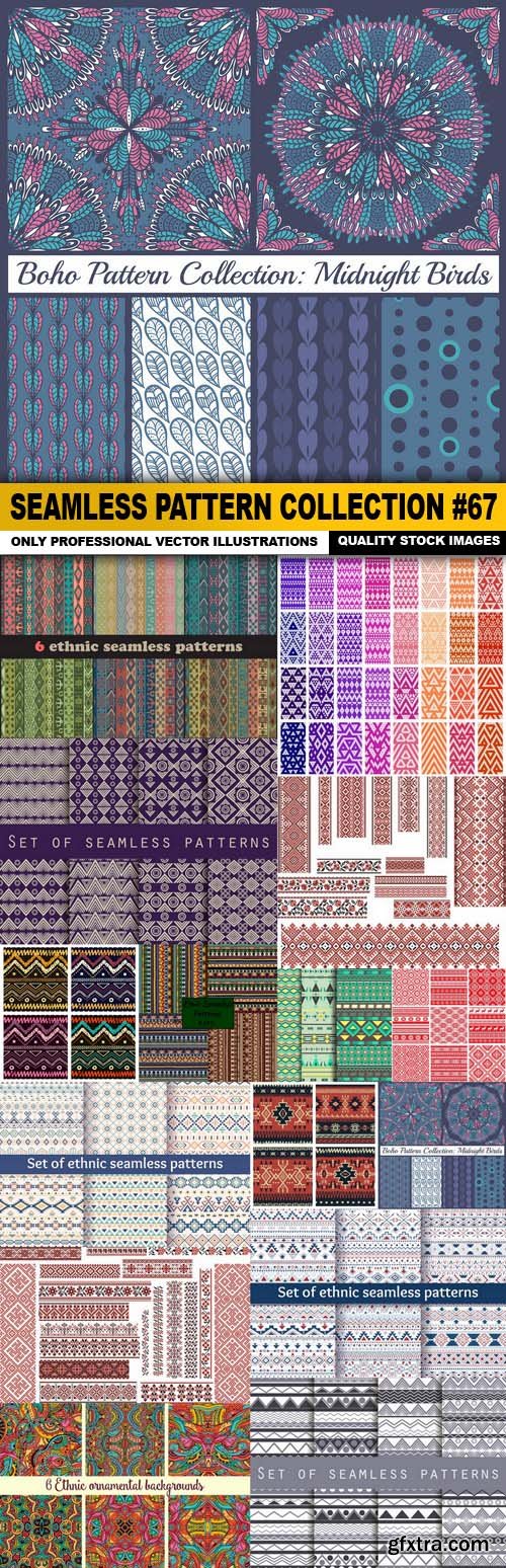 Seamless Pattern Collection #67 - 15 Vector