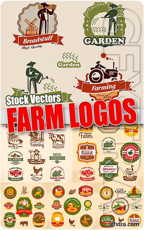 Farm logo - Stock Vectors