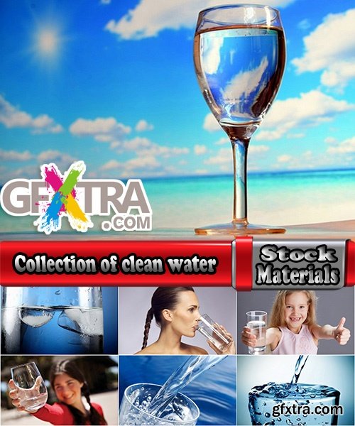 Collection of clean water favor mineral glass bottle container glass 25 HQ Jpeg