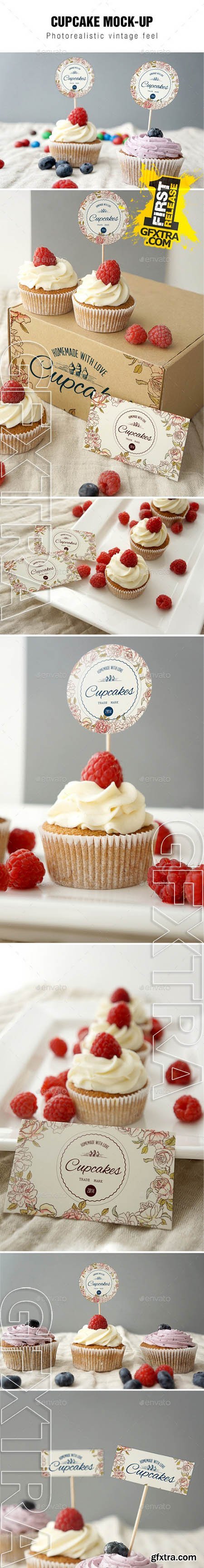 Graphicriver Cupcake Mockup 9206104