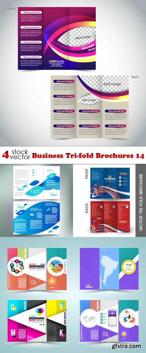 Vectors - Business Tri-fold Brochures 14