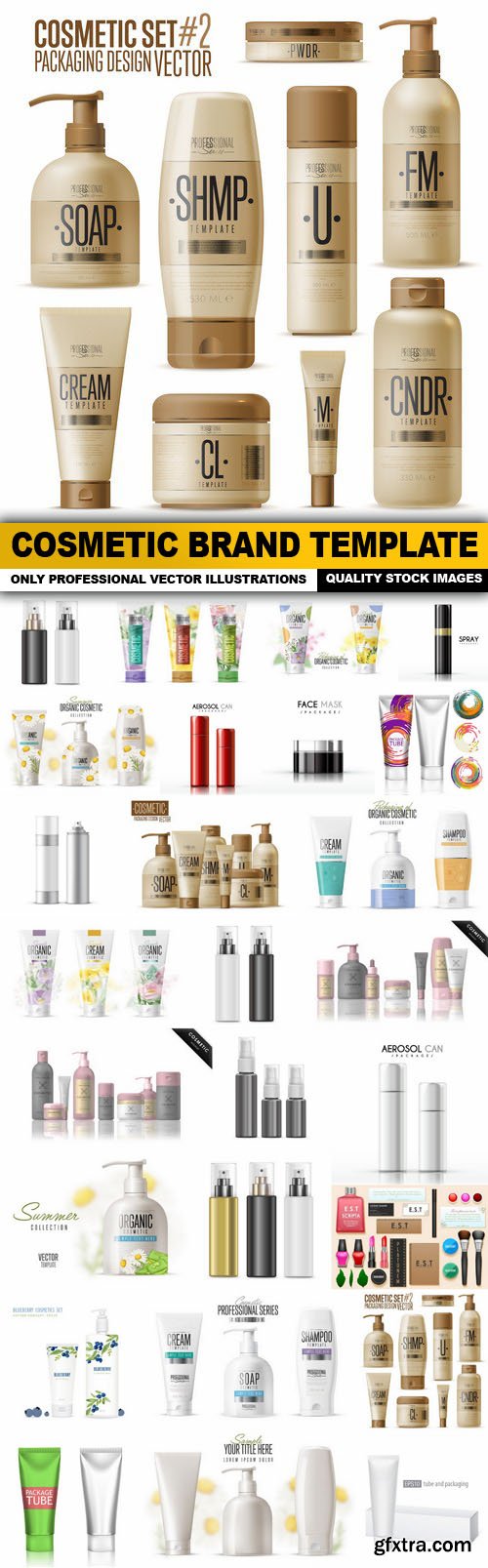Cosmetic Brand Template - 26 Vector