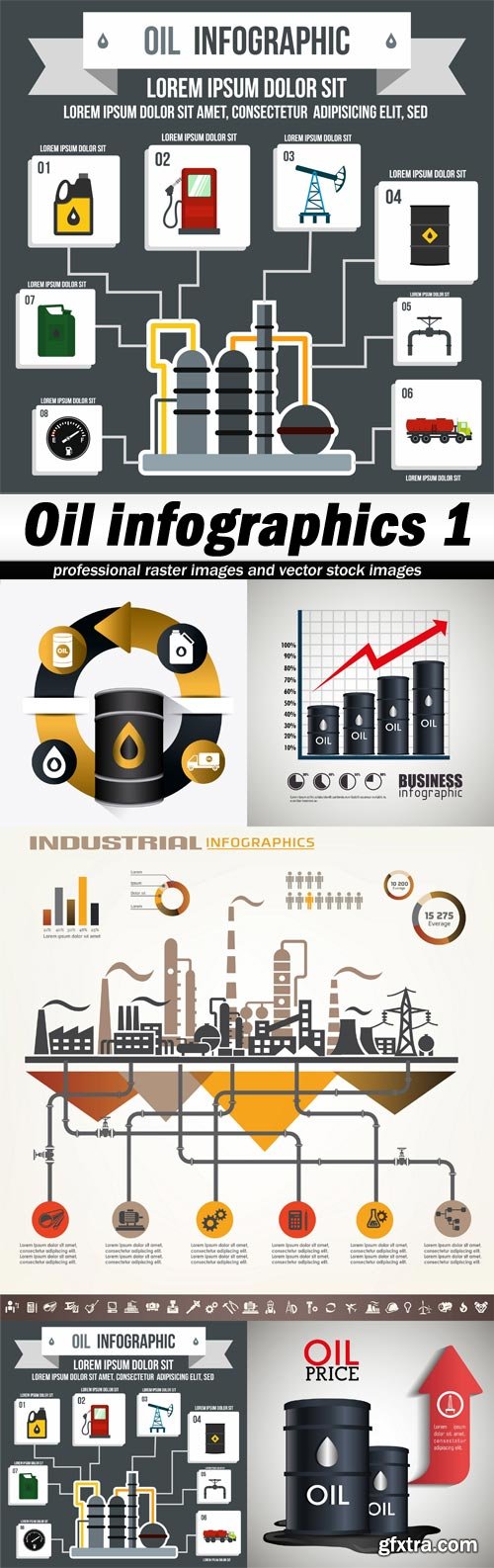Oil infographics 1-5xEPS