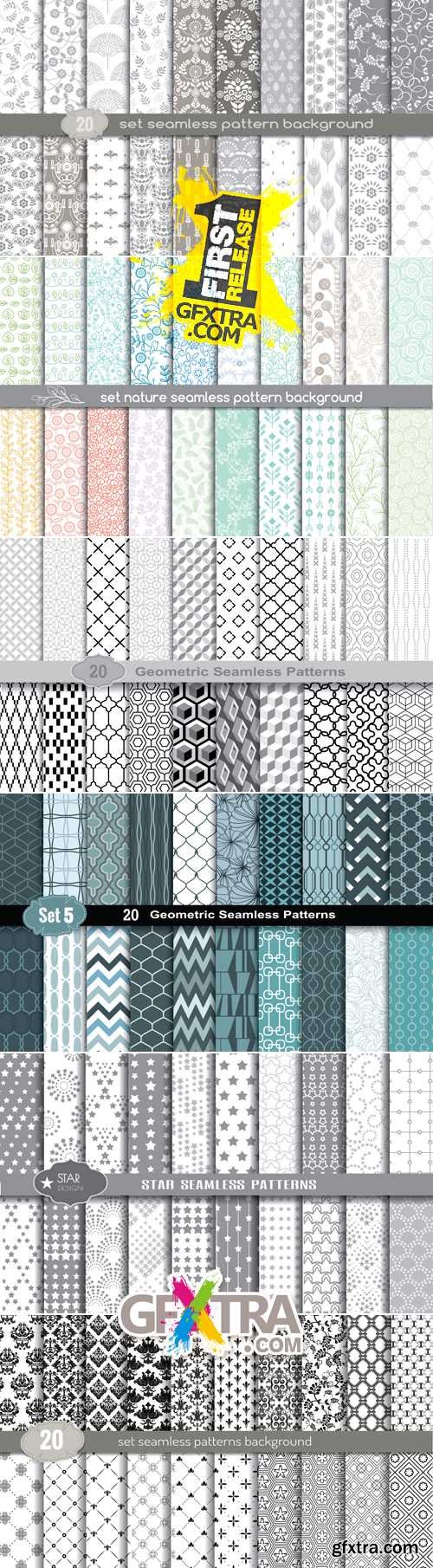 Seamless Patterns Vector Collection 2