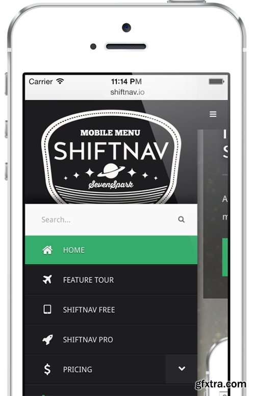 ShiftNav - Go Pro v1.4.0.1 - WordPress Mobile Menu